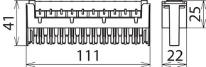 DEHN ÜS-Schutzblock LSA-Plus-Technik DPL 10 G3 110