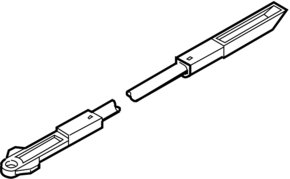 ABN Schubstangen 5mm für Bauhöhe 9 GSMA90