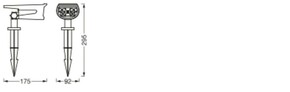 Ledvance LED-Solarleuchte RGBW ENDURA#4058075564169