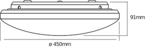 Ledvance LED-Deckenleuchte ORBIS #4058075633155