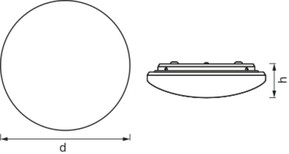 Ledvance LED-Deckenleuchte 830 ORBIS #4058075651814