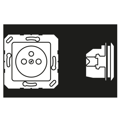 Jung Steckdose fran./belg. System 5120 FBFKI