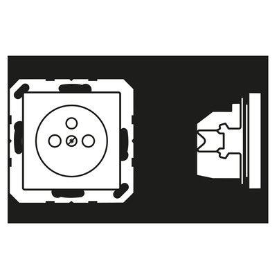 Jung Steckdose fran./belg. System A 1520 FBFKI WW