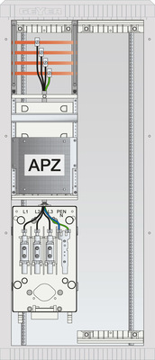 ABN Zähleranschlussschrank SAS APZ 5pol SZ130AL0402