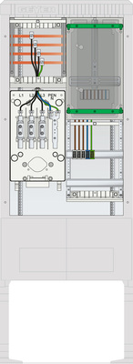ABN Zähleranschlusssäule 1 ZP 4pol SZ175ZZ1403