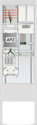 ABN Zähleranschlusssäule 1 ZP APZ 4pol SZ205ZA1402