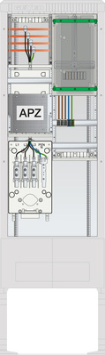 ABN Zähleranschlusssäule 1 ZP APZ 4pol SZ205ZA1403