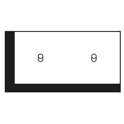 Jung Abdeckung mit Kipphebel Zylinder,1fach, dark AL 12-200 D R 01