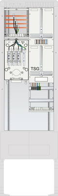 ABN Zähleranschlusssäule 1 ZP TSG 4pol SZ205ZZ1412