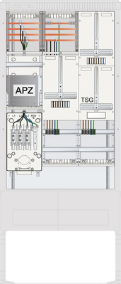 ABN Zähleranschlusssäule 2 ZPTSG APZ 4pol SZ207ZA2412