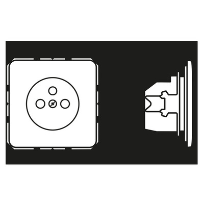 Jung Steckdose fran./belg. System CD 1520 FKI