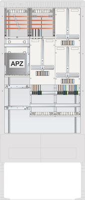 ABN Zähleranschlusssäule 3 ZP APZ 4pol SZ207ZA3400