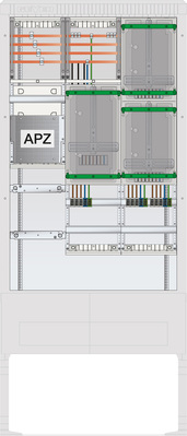 ABN Zähleranschlusssäule 3 ZP APZ 4pol SZ207ZA3401