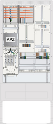 ABN Zähleranschlusssäule 3 ZP APZ 5pol SZ207ZA3502
