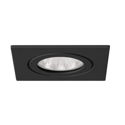 Brumberg Leuchten Einbaudownlight GU10 quadr., schwarz 36005080