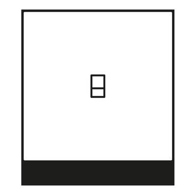 Jung Abdeckung mit Kipphebel 1-fach ch, 1 Kipphebel GCR 12-0 E 22