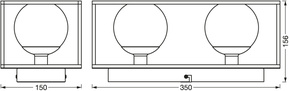 Ledvance Badezimmerleuchte 2xG9 DECOR #4058075756922