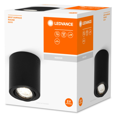 Ledvance Leuchte GU10 schwarz SPOT #4058075758629