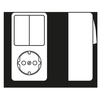 Jung SCHUKO-Steckdose 16A 250V, weiß 675 A