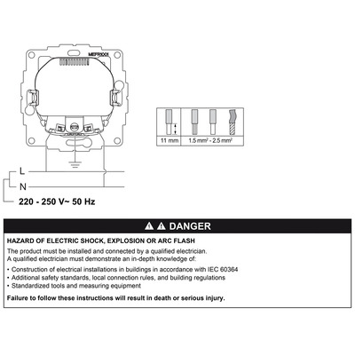 Elso USB-Ladegerät m. Steckdose 2,4A, 16A Exxact weiß WDE002179
