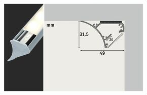 Paulmann LED-Strip Profil 704.39