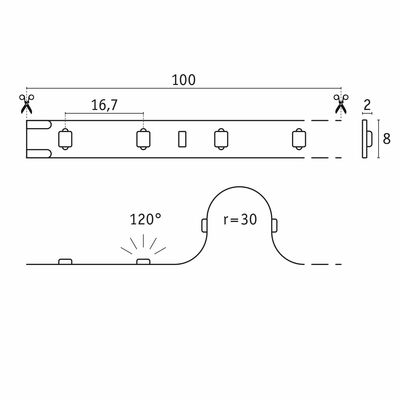 Paulmann LED-Strip 784.40