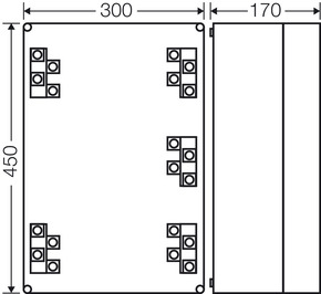 Hensel Kabelabzweigkasten 16-70qmm 3ph. 5p K 7005