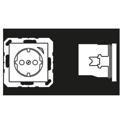 Jung SCHUKO Steckdose JUNG HOME BT A 1521 SE