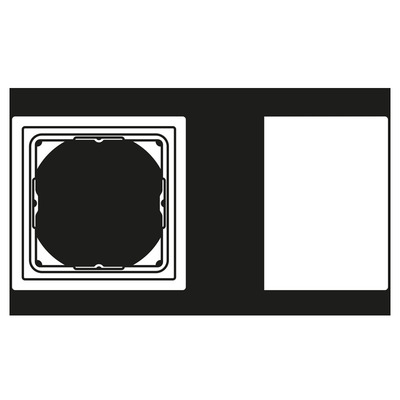 Jung Rahmen 28 mm waage/senkrecht LS 981 HBF WW