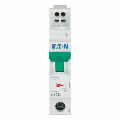 Eaton Leitungsschutzschalter C 6A, 1p Steckkl. PLI-C6/1