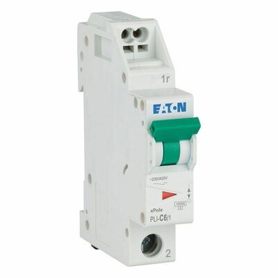 Eaton Leitungsschutzschalter C 6A, 1p Steckkl. PLI-C6/1