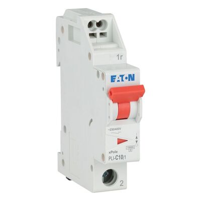 Eaton Leitungsschutzschalter C 10A, 1p Steckkl. PLI-C10/1