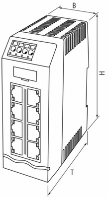 Murrelektronik Schnittstellenbausteine 8 Port 100Mbit Xelity 8TX