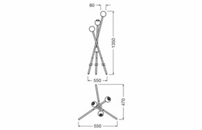 Ledvance Stehleuchte E27 Multicolor Decor #4058075838963