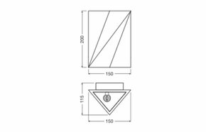 Ledvance Wandleuchte 2xG9 Gips, weiß Decor #4058075841604