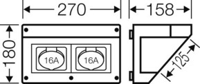Hensel FP Connection Box für den Geräteeinbau FP CB 211