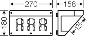 Hensel FP Connection Box für den Geräteeinbau FP CB 218