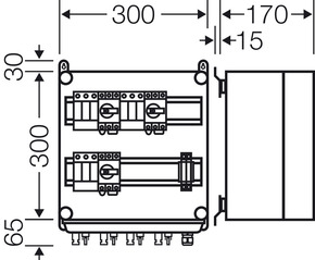 Hensel PV-GAK mit ÜSE Mi PV 2233