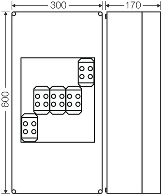 Hensel Kabelabzweigkasten 35-240qmm 3ph. 5pol. K 2401