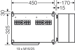 Hensel PV-GAK, m. Sicherung 6xPV-String auf 1xWR Mi PV 3311