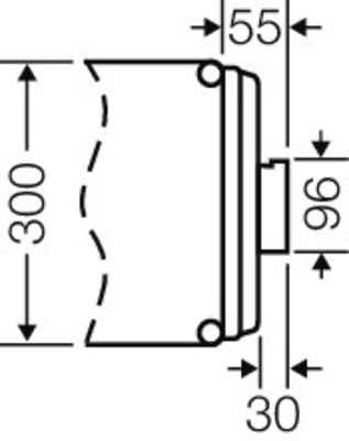 Hensel Belüftungseinsatz m.Belüft.gitter IP44 Mi BF 44