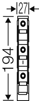 Hensel Lasttrennschalter m.Sicher. 3p 63A D02 Mi SP 18