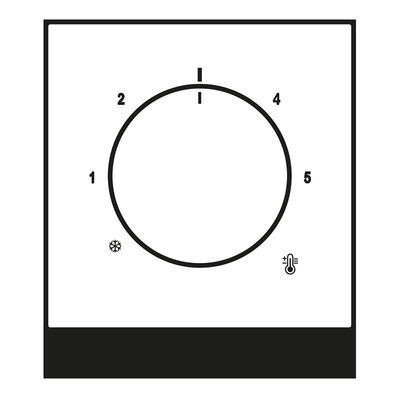 Jung Abdeckung für Thermostat noir divoire (4320E) LC 1749 BF 248