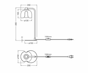 Ledvance Tischleuchte G9 orange D.CorolleTableG9or