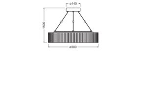 Ledvance LED-Pendelleuchte dunkelgrau D.Felt#4058075841567