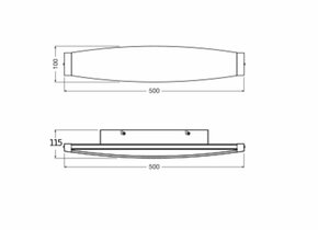 Ledvance LED-Wandleuchte dunkelgrau D.Flat#4099854611483