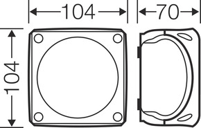 Hensel Kabelabzweigkasten 1,5-4 5pol. KF 0404 G