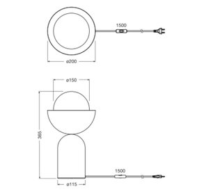 Ledvance Tischleuchte E14 grün DecorBowlTableE14Gr