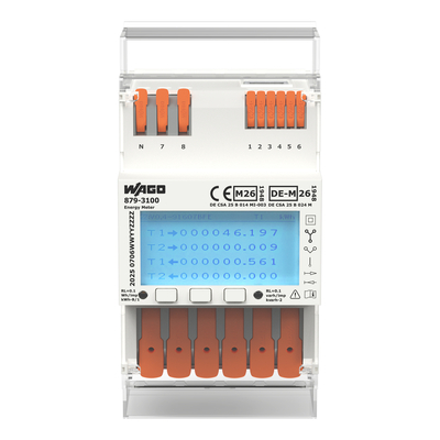 WAGO GmbH & Co. KG Energiezähler (MID26),65A 879-3100