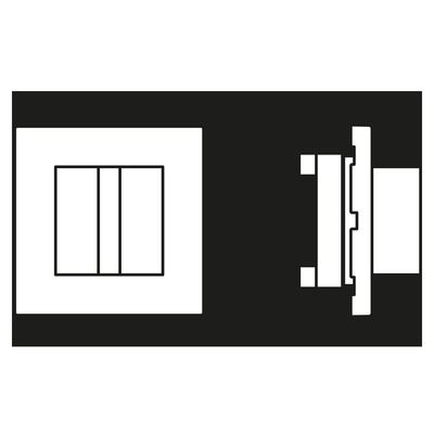 Jung Notrufsystem Rufmodul outremer moyen NRS LC 0834 RM 207